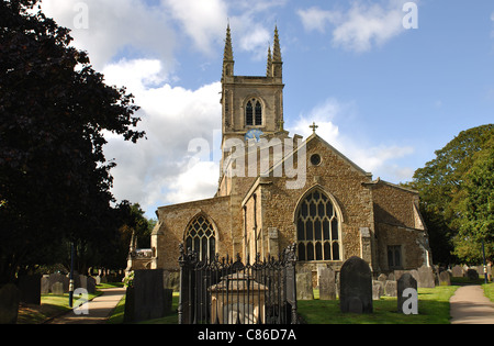 St. Mary`s Church, Lutterworth, Leicestershire, England, UK Stock Photo